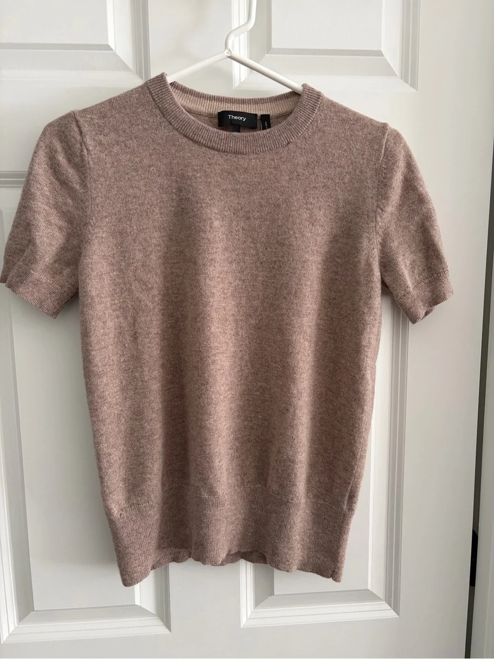 Theory Cashmere Short Sleeve Sweater - Picture 1 of 5